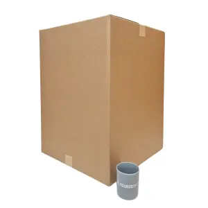 Tall Strong Double Wall Extra Large Cardboard Boxes 18" x 18" x 24" Storage Packing Moving House Sturdy Shipping Boxes, Pack of 40