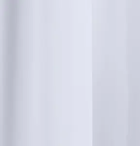 Sheer White Plain Woven Voile Slot Top Curtain Panel Pair (55x108") 145x274cm