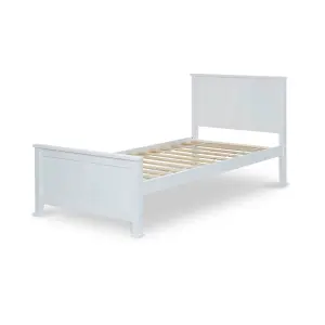 Rest Relax Malvern Solo White Wooden Bed Frame - Single 3ft