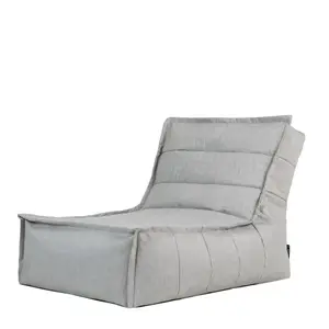 icon Dolce Indoor Outdoor Bean Bag Lounger Grey Patio Chairs