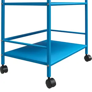 Metal Bar Cart Blue