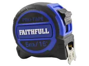 Faithfull Pro 5m Tape Measure with Dual Measurements for Professionals