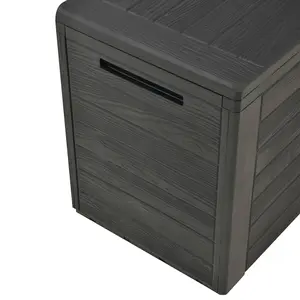 Berkfield Garden Storage Box Anthracite 78x44x55 cm