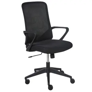 Beliani Retro Office Chair Black EXPERT