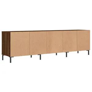 Berkfield TV Cabinet Brown Oak 150x30x44.5 cm Engineered Wood