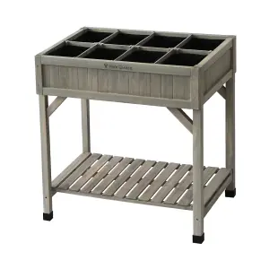 VegTrug Raised Garden Planter Herb Garden - Grey Wash