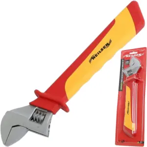 Neilsen 250mm Adjustable Spanner Wrench VDE Insulated  Soft Grip Handle 10"