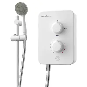 Gainsborough Slim Mono white electric shower 8.5kw