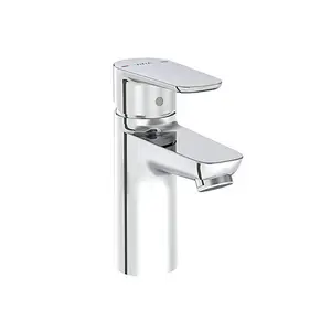 VitrA 800mm Wall Hung Bathroom Vanity Unit with 1 Drawer Includes Basin, Chrome Tap and Back to Wall Toilet - Grey Gloss