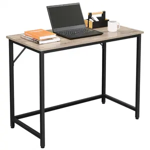 Jana Desk Light Brown/Black / 76cm H x 100cm W x 50cm D