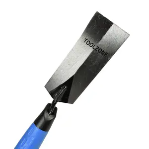 2in 50mm Margin Grout Trowel Concrete Plastering Tool With Soft Grip Handle