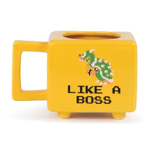 Super Mario Like A Boss Heat Changing Mug Yellow/Red (One Size)