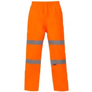 Hi-Vis Breathable Trouser - Orange-300D- GORT3279 - Small CLASS 3