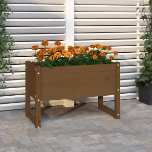 Berkfield Planter Honey Brown 78x40x52 cm Solid Wood Pine