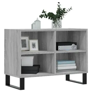 Berkfield TV Cabinet Grey Sonoma 69.5x30x50 cm Engineered Wood