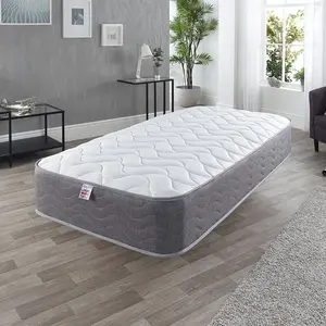 3 Layer Eco Memory Foam Hybrid Bonnell Sprung Mattress Kingsize (5')