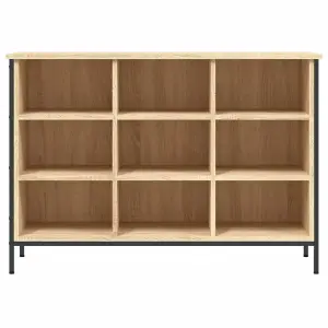 Shoe Cabinet Sonoma Oak 100x35x70 cm Engineered Wood