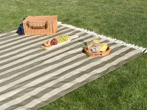 Picnic Blanket MOUZA 200 x 200 cm Gold