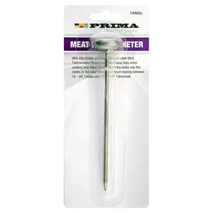 Stainless Steel Meat Thermometer Cooking Kitchen Bbq Turkey Temperature