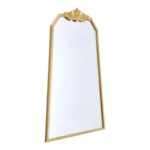 Wall Mounted Gold Metal Framed Decorative Framed Mirror W 600mm x H 900mm