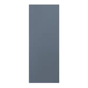 GoodHome Alisma Matt blue Slab 70:30 Larder/fridge Cabinet door (W)500mm (H)1287mm (T)18mm