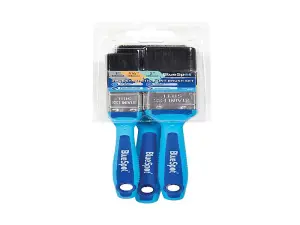 BlueSpot Tools Soft Grip Synthetic Paint Brush Set, 3 Piece