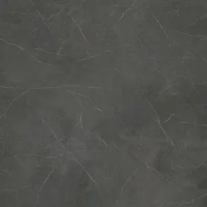 Grey Modern Marble Effect Anti-Slip Vinyl Flooring For Kitchen, Bathroom, 2.6mm Thick Vinyl Sheet-7m(23') X 2m(6'6")-14m²