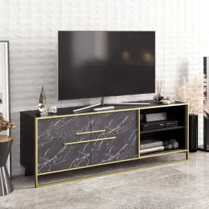 Decorotika Polka TV Stand TV Unit for TVs up to 72 inch