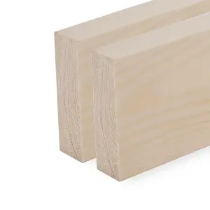 3x1 Inch Spruce Planed Timber  (L)900mm (W)69 (H)21mm Pack of 2