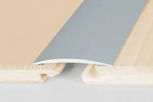 A72 100mm Anodised Aluminium Self Adhesive Door Threshold Strip - Champagne