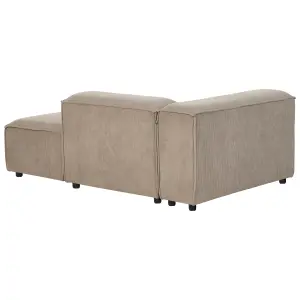 Left-Hand Corner Sofa ARDAL Taupe Left Hand