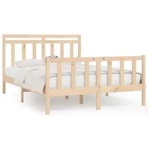 Berkfield Bed Frame Solid Wood Pine 120x200 cm