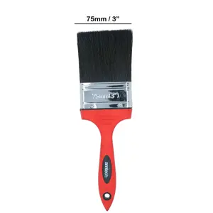 75mm Paint Brush No Bristle Loss with Soft Grip Handle Painting Decorating 5pk