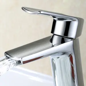 Nes Home Galaxy Basin Mixer, Bath Filler Tap & Basin Waste Chrome