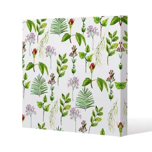 Selection of Leaves & Flowers (Canvas Print) / 61 x 61 x 4cm