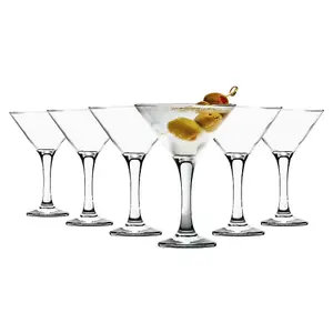 Queensway Home & Dining 175ml 6 Pcs Martini Glasses Cocktails Party Drinks Stemware