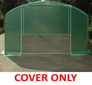 4m x 3.5m (13' x 11.5' approx) Pro Max Green Polytunnel Replacement Cover