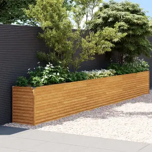 Berkfield Garden Raised Bed 578x50x69 cm Corten Steel