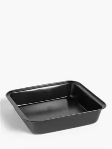 John Lewis ANYDAY Carbon Steel Non-Stick Square Cake Tin, 20cm