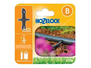 Hozelock - Straight Connector - 4mm Pack 12