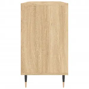 Berkfield Bathroom Cabinet Sonoma Oak 80x33x60 cm Engineered Wood