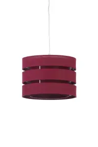 Trio Crimson red Pendant Light shade (D)28cm