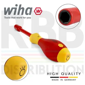 Wiha Hex Driver Screwdriver 1000v VDE Electrician 11mm SoftFinish Grip 00862