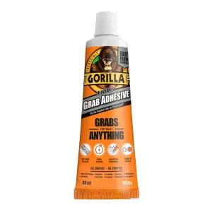 Gorilla Waterproof White Grab adhesive 80ml