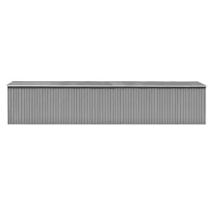 Berkfield Garden Shed Grey 257x990x181 cm Galvanised steel