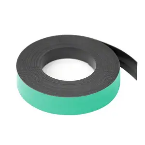 MagFlex Lite Flexible Matt Green Magnetic Gridding Tape for Whiteboards, Noticeboards or Filing Cabinets - 19mm Wide - 5m Length