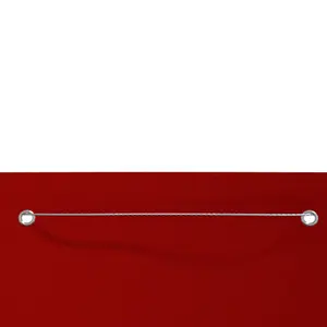 Berkfield Balcony Screen Red 140x240 cm Oxford Fabric