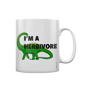 Grindstore Im A Herbivore Mug White/Green/Black (One Size)