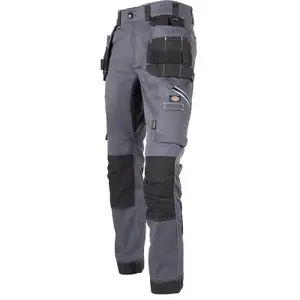 Dickies Universal Flex Slim Fit Work Trousers Grey - 30R