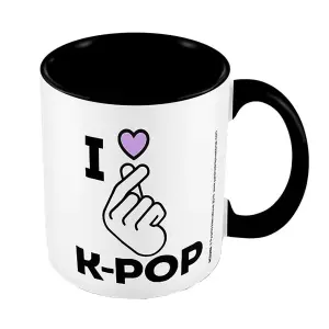 Pyramid International I Love K-Pop Mug White/Black (One Size)